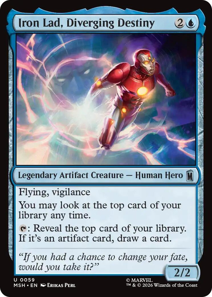 Image for Iron Lad, Diverging Destiny (59) [Marvel Super Heroes] (MSH) - Magic: The Gathering