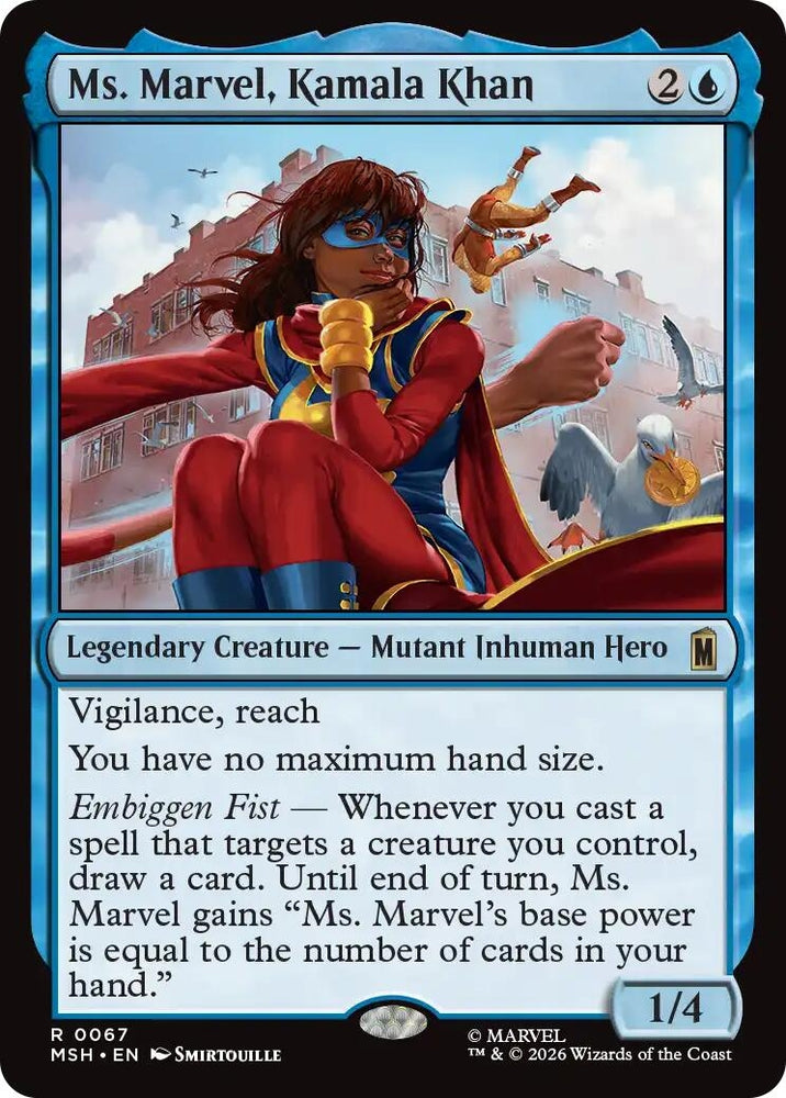 Image for Ms. Marvel, Kamala Khan (67) [Marvel Super Heroes] (MSH) - Magic: The Gathering