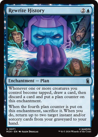 Image for Rewrite History (71) [Marvel Super Heroes] (MSH) - Magic: The Gathering