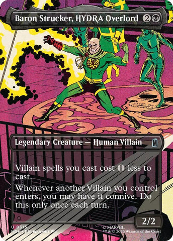 Image for Baron Strucker, HYDRA Overlord (Borderless) (315) [Marvel Super Heroes] (MSH) - Magic: The Gathering