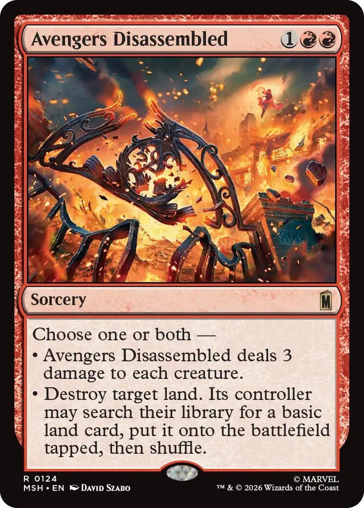 Image for Avengers Disassembled (124) [Marvel Super Heroes] (MSH) - Magic: The Gathering