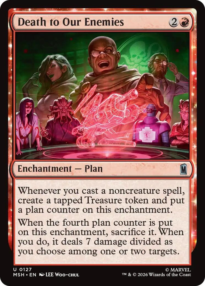 Image for Death to Our Enemies (127) [Marvel Super Heroes] (MSH) - Magic: The Gathering