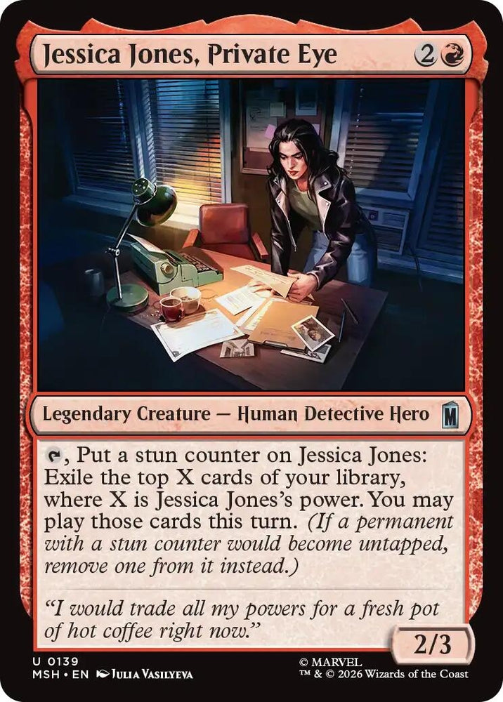 Image for Jessica Jones, Private Eye (139) [Marvel Super Heroes] (MSH) - Magic: The Gathering