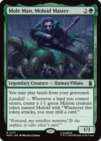 Image for Mole Man, Moloid Master (177) [Marvel Super Heroes] (MSH) - Magic: The Gathering