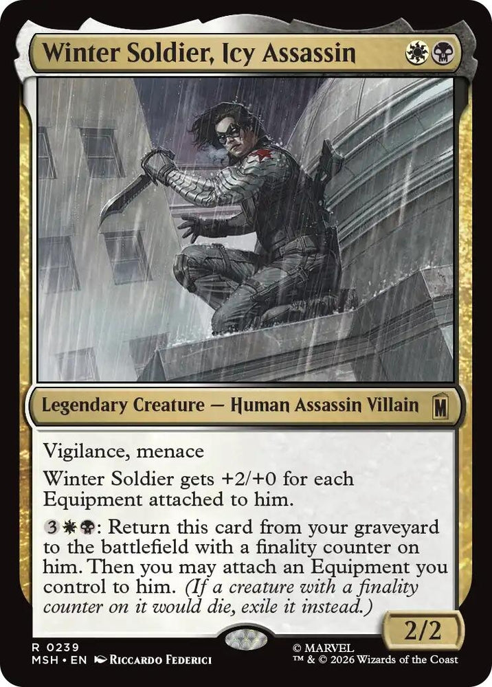 Image for Winter Soldier, Icy Assassin (239) [Marvel Super Heroes] (MSH) - Magic: The Gathering