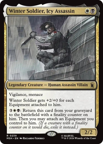 Image for Winter Soldier, Icy Assassin (239) [Marvel Super Heroes] (MSH) - Magic: The Gathering
