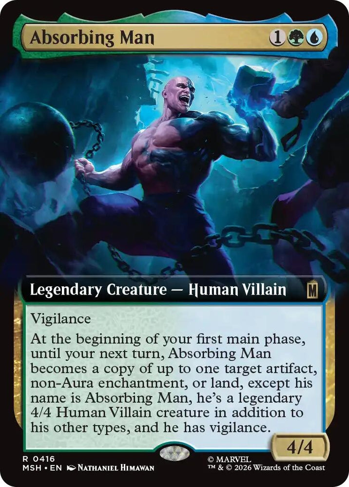 Image for Absorbing Man (Extended Art) (416) [Marvel Super Heroes] (MSH) - Magic: The Gathering