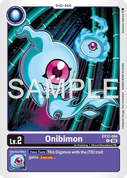 Image for Onibimon (EX12-004 U) [Digital World Shambala] (EX-12) - Digimon Card Game