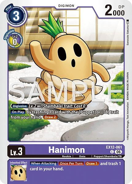 Image for Hanimon (EX12-061 C) [Digital World Shambala] (EX-12) - Digimon Card Game