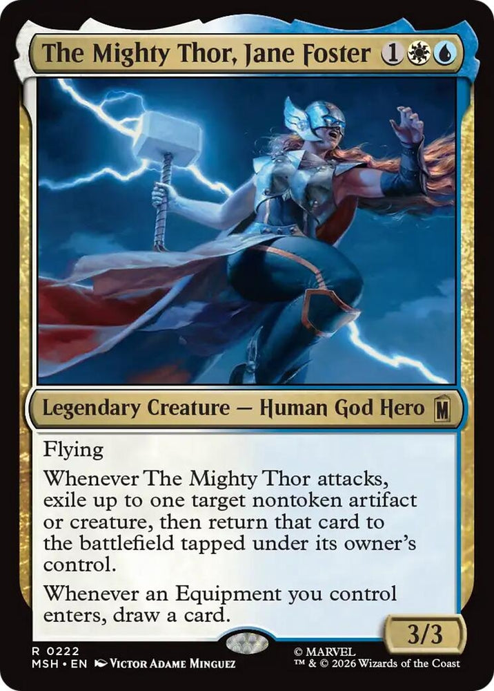 Image for The Mighty Thor, Jane Foster (222) [Marvel Super Heroes] (MSH) - Magic: The Gathering