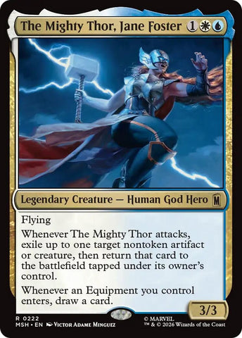 Image for The Mighty Thor, Jane Foster (222) [Marvel Super Heroes] (MSH) - Magic: The Gathering
