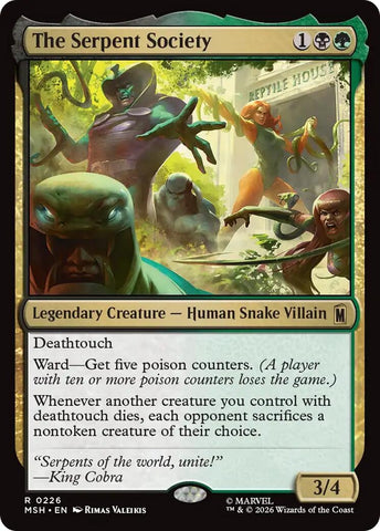 Image for The Serpent Society (226) [Marvel Super Heroes] (MSH) - Magic: The Gathering