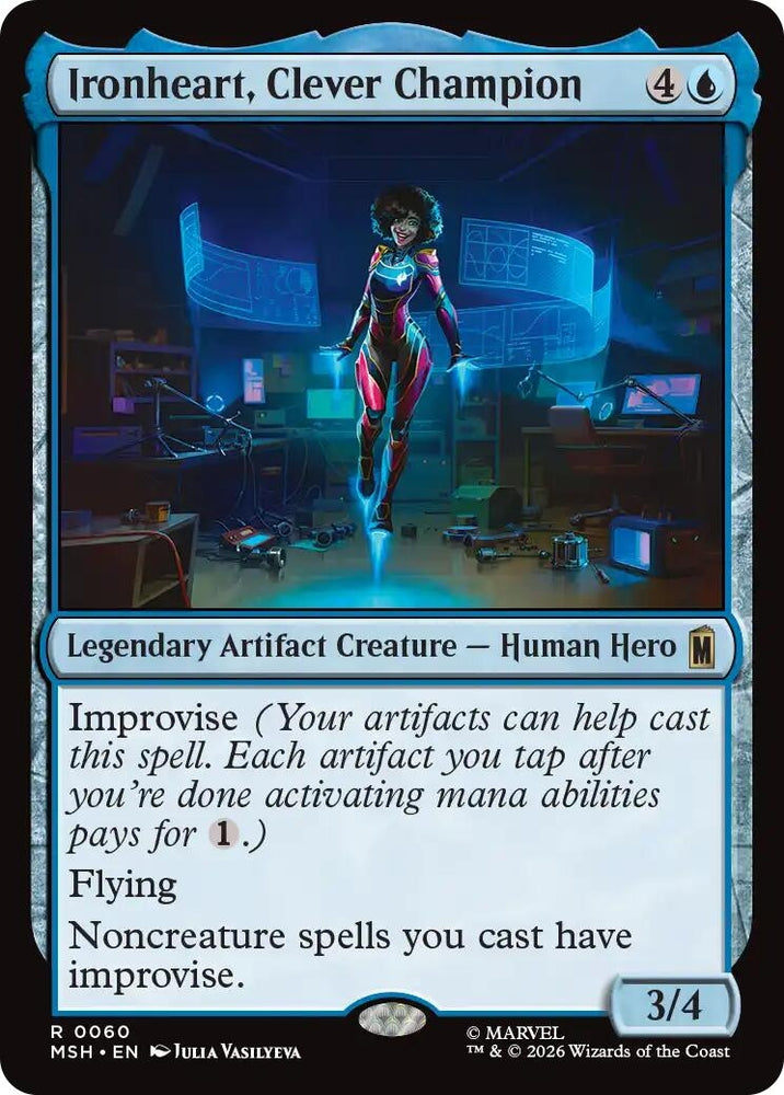 Image for Ironheart, Clever Champion (60) [Marvel Super Heroes] (MSH) - Magic: The Gathering
