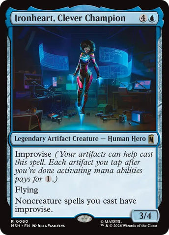 Image for Ironheart, Clever Champion (60) [Marvel Super Heroes] (MSH) - Magic: The Gathering