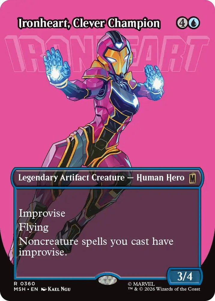 Image for Ironheart, Clever Champion (Borderless) (360) [Marvel Super Heroes] (MSH) - Magic: The Gathering