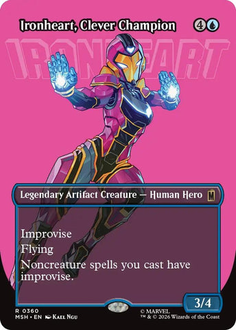 Image for Ironheart, Clever Champion (Borderless) (360) [Marvel Super Heroes] (MSH) - Magic: The Gathering