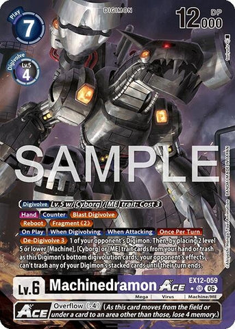 Image for Machinedramon ACE (Alternate Art) (EX12-059 SR) [Digital World Shambala] (EX-12) - Digimon Card Game