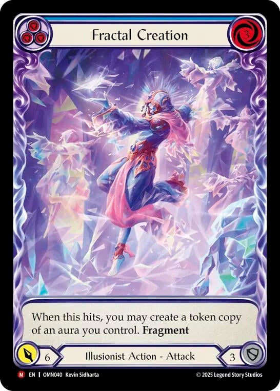 Image for Fractal Creation (Extended Art) (OMN040) [Omens of the Third Age] (OMN) - Flesh and Blood TCG