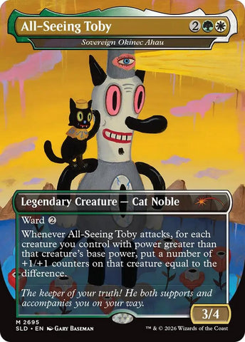 Image for All-Seeing Toby - Sovereign Okinec Ahau (2695) [Secret Lair Drop Series] (SLD) - Magic: The Gathering
