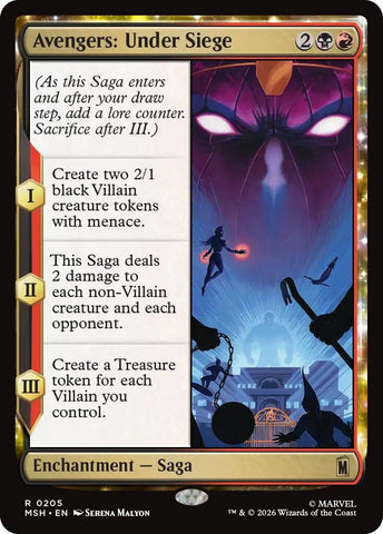 Image for Avengers: Under Siege (205) [Marvel Super Heroes] (MSH) - Magic: The Gathering