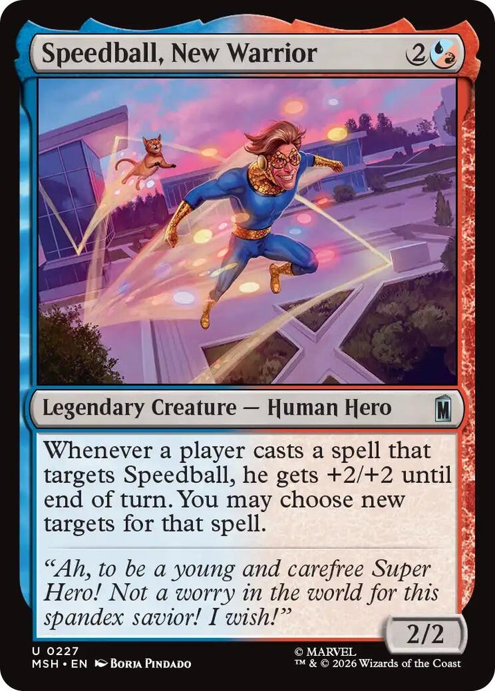 Image for Speedball, New Warrior (227) [Marvel Super Heroes] (MSH) - Magic: The Gathering