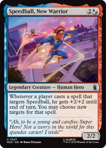 Image for Speedball, New Warrior (227) [Marvel Super Heroes] (MSH) - Magic: The Gathering