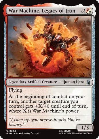 Image for War Machine, Legacy of Iron (238) [Marvel Super Heroes] (MSH) - Magic: The Gathering