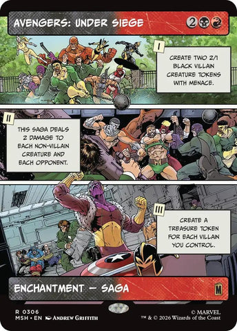 Image for Avengers: Under Siege (Borderless) (306) [Marvel Super Heroes] (MSH) - Magic: The Gathering