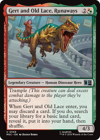 Image for Gert and Old Lace, Runaways (568) [Commander: Marvel Super Heroes] (MSC) - Magic: The Gathering