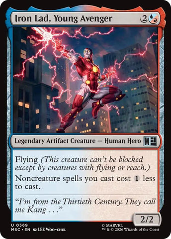 Image for Iron Lad, Young Avenger (569) [Commander: Marvel Super Heroes] (MSC) - Magic: The Gathering