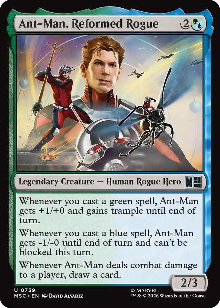 Image for Ant-Man, Reformed Rogue (739) [Commander: Marvel Super Heroes] (MSC) - Magic: The Gathering