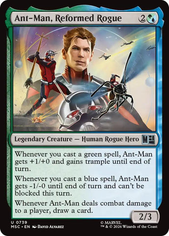 Image for Ant-Man, Reformed Rogue (739) [Commander: Marvel Super Heroes] (MSC) - Magic: The Gathering
