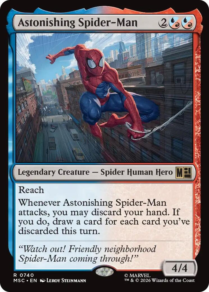 Image for Astonishing Spider-Man (740) [Commander: Marvel Super Heroes] (MSC) - Magic: The Gathering
