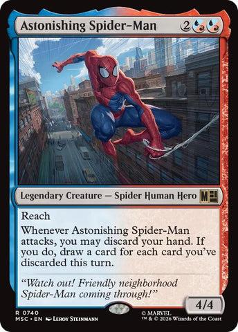 Image for Astonishing Spider-Man (740) [Commander: Marvel Super Heroes] (MSC) - Magic: The Gathering