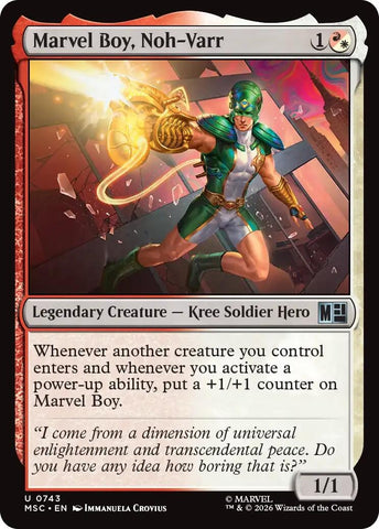 Image for Marvel Boy, Noh-Varr (743) [Commander: Marvel Super Heroes] (MSC) - Magic: The Gathering