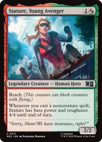 Image for Stature, Young Avenger (571) [Commander: Marvel Super Heroes] (MSC) - Magic: The Gathering