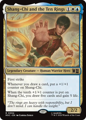 Image for Shang-Chi and the Ten Rings (94) [Commander: Marvel Super Heroes] (MSC) - Magic: The Gathering
