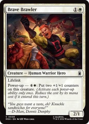 Image for Brave Brawler (8) [Marvel Super Heroes] (MSH) - Magic: The Gathering