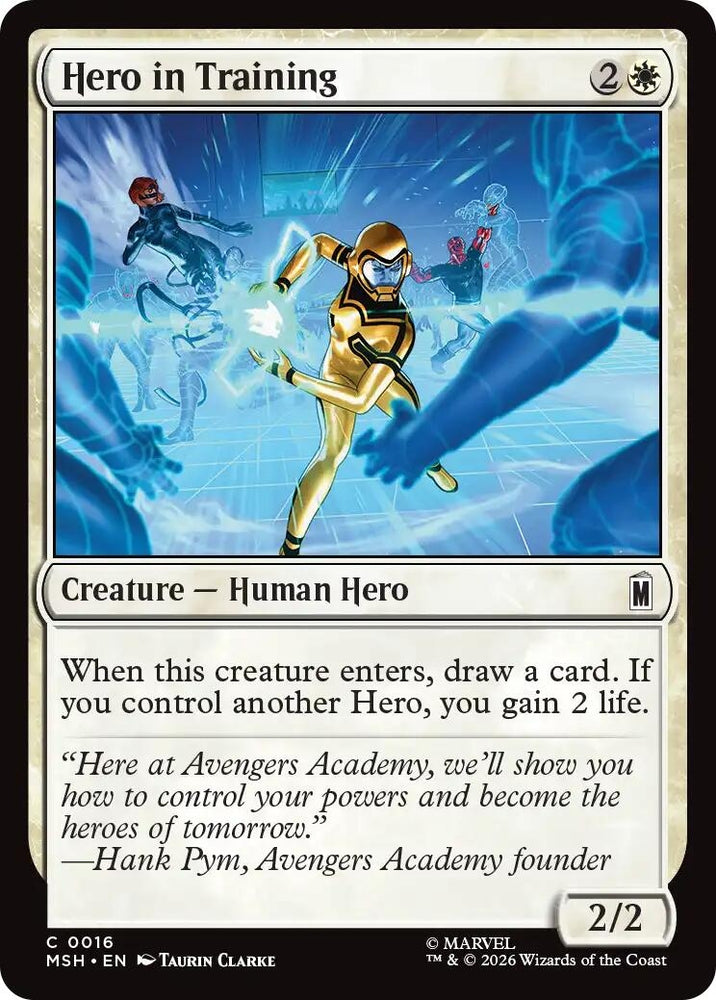 Image for Hero in Training (16) [Marvel Super Heroes] (MSH) - Magic: The Gathering