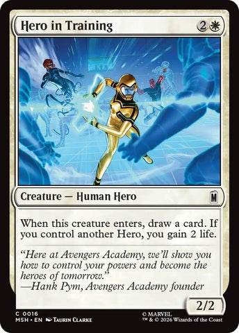 Image for Hero in Training (16) [Marvel Super Heroes] (MSH) - Magic: The Gathering