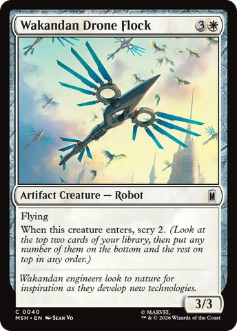 Image for Wakandan Drone Flock (40) [Marvel Super Heroes] (MSH) - Magic: The Gathering