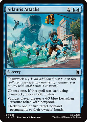 Image for Atlantis Attacks (46) [Marvel Super Heroes] (MSH) - Magic: The Gathering