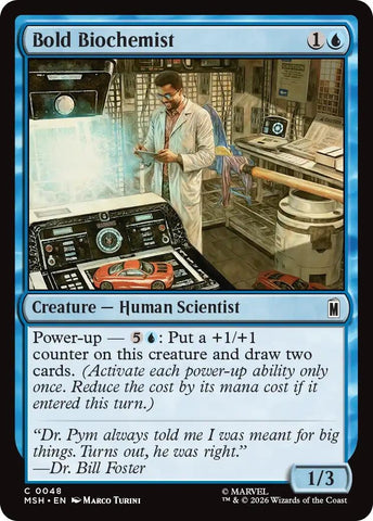 Image for Bold Biochemist (48) [Marvel Super Heroes] (MSH) - Magic: The Gathering