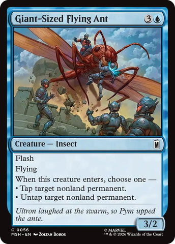 Image for Giant-Sized Flying Ant (56) [Marvel Super Heroes] (MSH) - Magic: The Gathering
