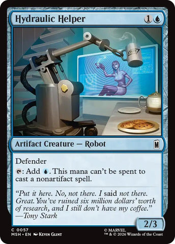 Image for Hydraulic Helper (57) [Marvel Super Heroes] (MSH) - Magic: The Gathering