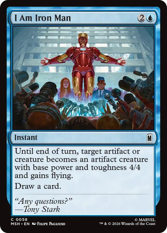 Image for I Am Iron Man (58) [Marvel Super Heroes] (MSH) - Magic: The Gathering