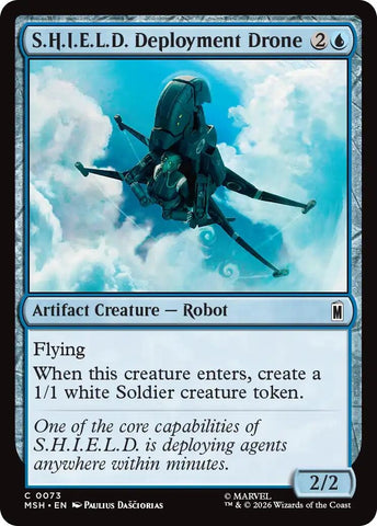 Image for S.H.I.E.L.D. Deployment Drone (73) [Marvel Super Heroes] (MSH) - Magic: The Gathering
