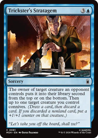 Image for Trickster's Stratagem (81) [Marvel Super Heroes] (MSH) - Magic: The Gathering