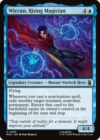 Image for Wiccan, Rising Magician (83) [Marvel Super Heroes] (MSH) - Magic: The Gathering