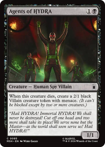 Image for Agents of HYDRA (85) [Marvel Super Heroes] (MSH) - Magic: The Gathering
